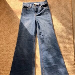 Women's super comfortable wide leg jeans